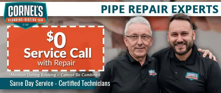 fairfield county Pipe Repair Cornel's Plumbing, Heating & Air