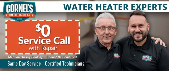 hilliard Water HEater Repair & Install Cornel's Plumbing, Heating & Air