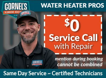 hilliard Water HEater Repair & Install Cornel's Plumbing, Heating & Air
